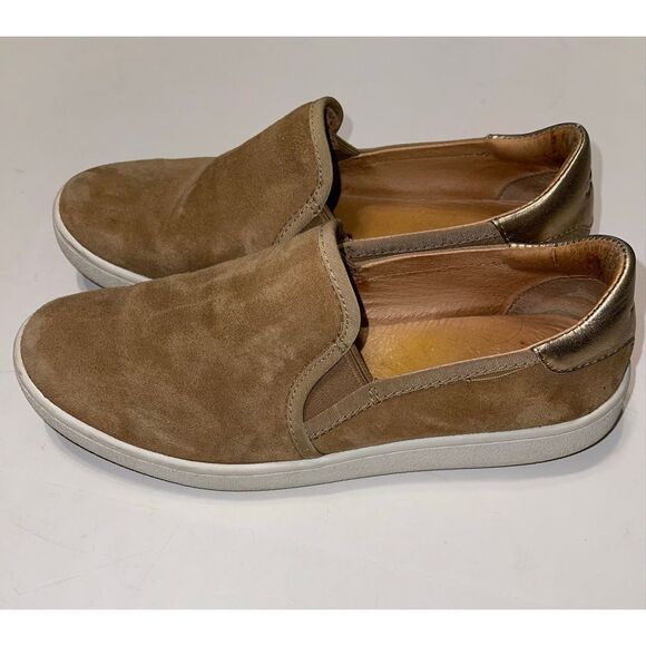 Ugg Alameda Slip On Suede Sneakers Chesnut Size 7.5 Chestnut Brown - Picture 6 of 8